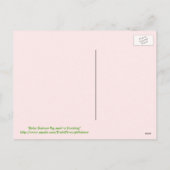 Baby Guinea Pig Merry Christmas Briefkaart (Achterkant)