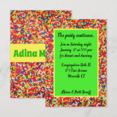 Baby Gumballs Partycard Kaart (Voorkant / Achterkant)