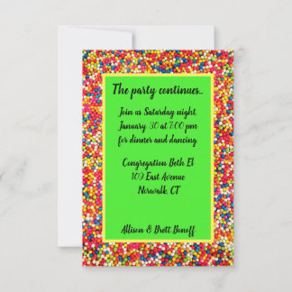 Baby Gumballs Partycard Kaart