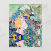 Baby Gustav Klimt  Kunst Briefkaart (Voorkant)