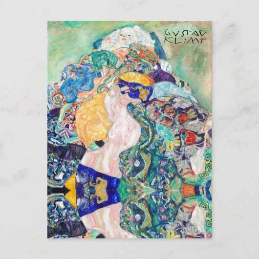 Baby Gustav Klimt  Kunst Briefkaart (Voorkant)