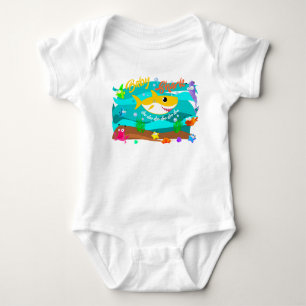 Baby haai- en oceaanvrienden Doo Doo Doo Romper