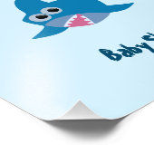 Baby haai foto afdruk (Hoek)