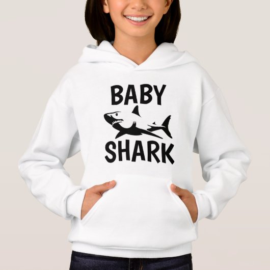 BABY HAAI Grappige Kinderen T-Shirts (Voorkant)