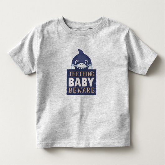 Baby haai kinder shirts (Voorkant)