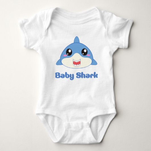 Baby haai romper (Voorkant)