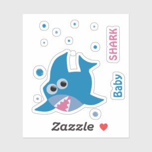 Baby haai sticker