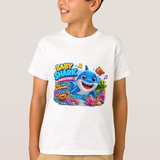 baby haai t-shirt (Voorkant)