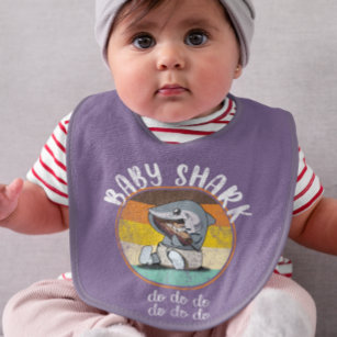 Baby Haaien herhalen Vintage niet Baby Slabbetje