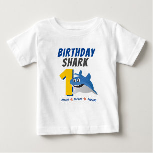 Baby Haaien Shirt met  leeftijd
