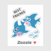 Baby-haaien Sticker (Vel)