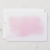 Baby haar koude uitnodiging buiten de Baby shower (Achterkant)