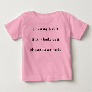Baby haiku t-shirt