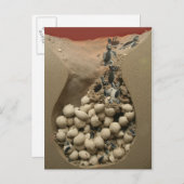 Baby hakken briefkaart (Voorkant / Achterkant)