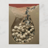 Baby hakken briefkaart (Voorkant)