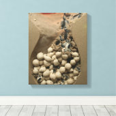 Baby hakken canvas afdruk (Insitu (Houten vloer))