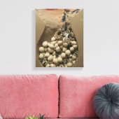 Baby hakken canvas afdruk (Insitu (Woonkamer))