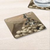 Baby hakken kartonnen onderzetters (Schuin)