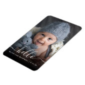 Baby Hallo Photo Magneet (Linkerzijde)
