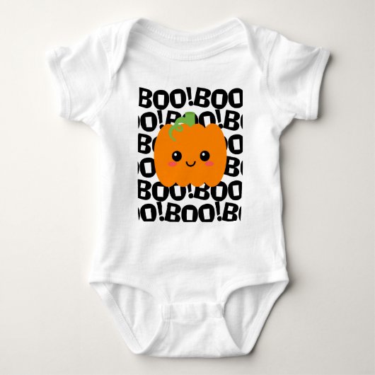 Baby Halloween Kostuum Pompoen, Schattig Halloween Romper (Voorkant)