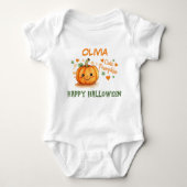 Baby Halloween Mopshoofdje  Romper (Voorkant)