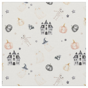 Baby Halloween skelet spooky pompoen kasteel - mij Stof