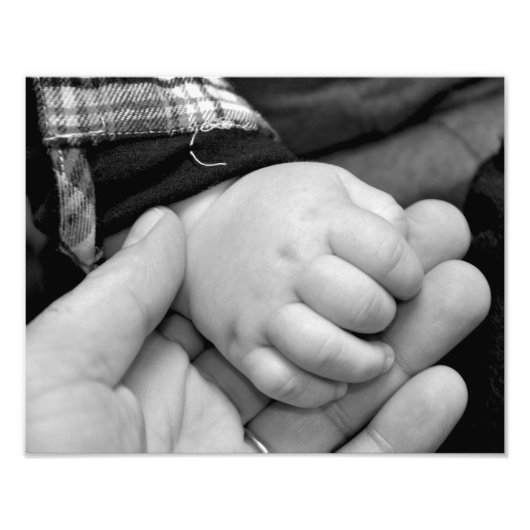 Baby Hand Foto Afdruk (Voorkant)