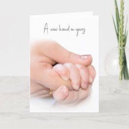Baby Hand Gefeliciteerd Kaart