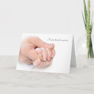 Baby Hand Gefeliciteerd Kaart