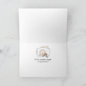 Baby hand op wit kaart (Binnen)