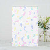 Baby Hand Prints en Voet Prints Briefpapier (Staand voorkant)