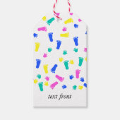 Baby Hand Prints en Voet Prints Cadeaulabel (Voorkant)