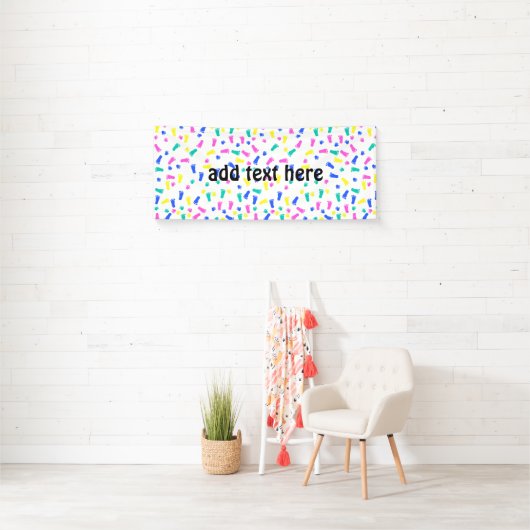 Baby Hand Prints en Voet Prints Spandoek (Insitu)
