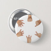 Baby Hands Ronde Button 5,7 Cm (Voorkant /achterkant)