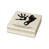 Baby handschoentroet rubberstempel (Stempel)