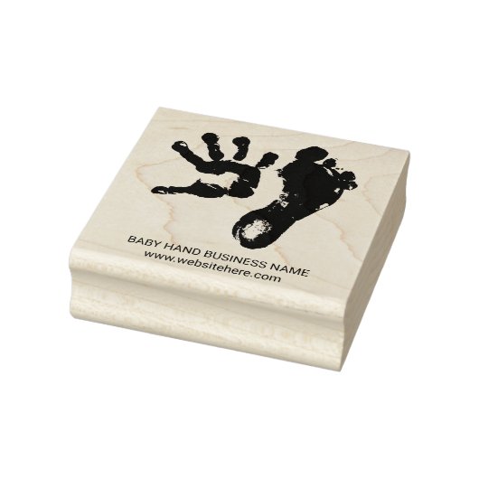 Baby handschoentroet rubberstempel (Stempel)