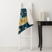 Baby Hanuman slapend op de maan tussen de sterren Sherpa Deken (In situ)