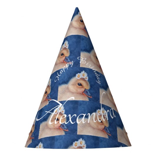 Baby Happy Birthday Feesthoedjes (Voorkant)