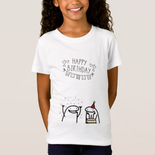 baby happy verjaardag t shirt ontwerp (Voorkant)