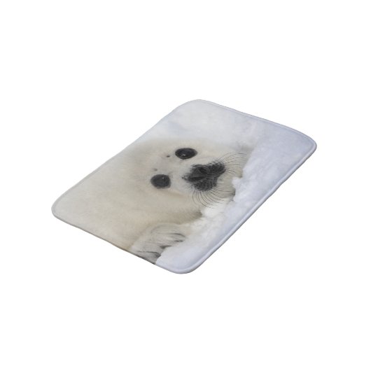 Baby Harp Seal Badmat (Gekanteld)