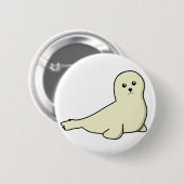 Baby Harp Seal Button (Voorkant /achterkant)