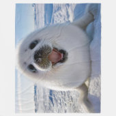 BABY HARP SEAL FLEECE DEKEN (Voorkant)