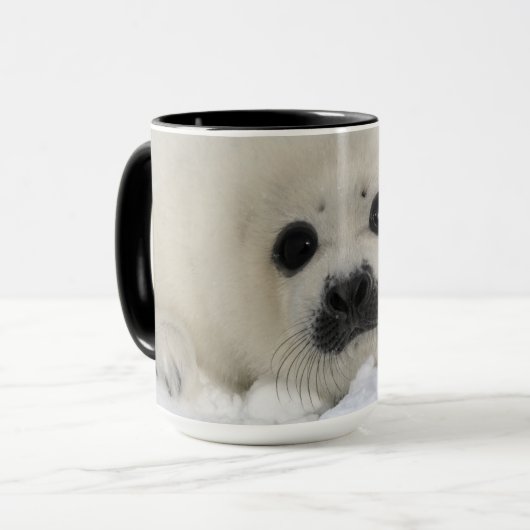 Baby Harp Seal Mok (Voorkant links)