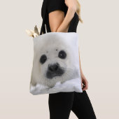 Baby Harp Seal Tote Bag (Dichtbij)