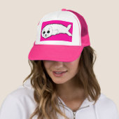 Baby Harp Seal Trucker Pet (In situ)