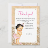  Baby Hartelijk dank Bedankkaart (Voorkant)