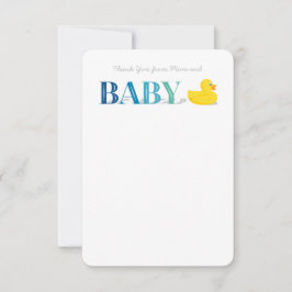 Baby Hartelijk dank voor de platte briefkaarten Ru