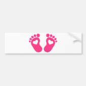 Baby harten bumpersticker (Voorkant)