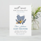 Baby Hatching binnenkort Chicken Flowers Baby show Kaart (Staand voorkant)