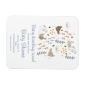 Baby Hatching Soon Chicken Baby shower Invitation Magneet (Horizontaal)